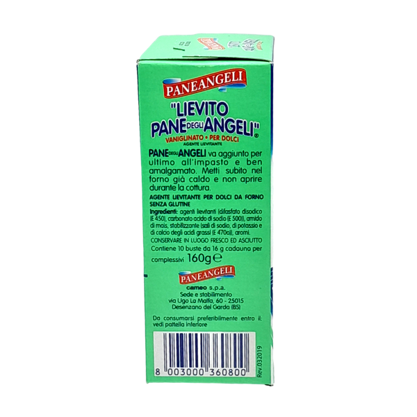 PANEANGELI BAKING POWDER YEAST WITH VANILLA 10 BAGS X 14