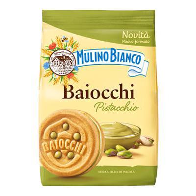 MULINO BIANCO PASTRY FOOD GR 240 BAIOCCHI WITH PISTACHIO CREAM X 10 - Migro  Express