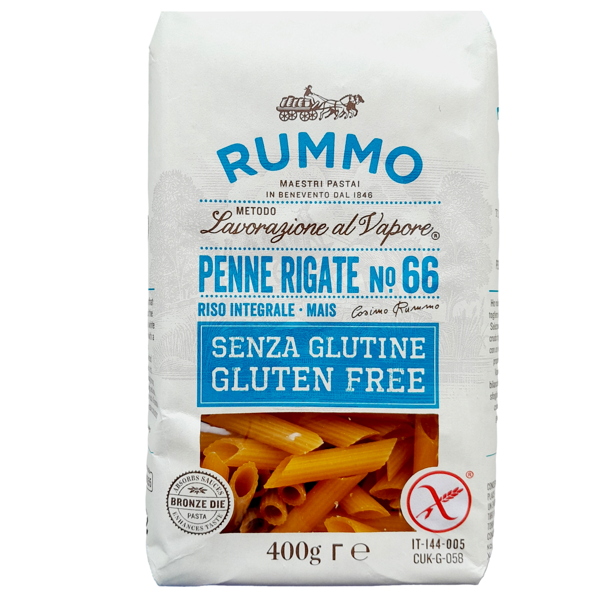 Rummo Penne Rigate Pasta No. 66, 1 lb