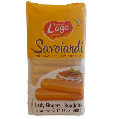LAGO BISCUITS SAVOIARDI GR 400 LADY FINGERS X 10