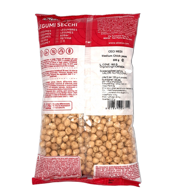 AMATO LEGUMES GR 500 DRY CHICKPEAS IN BAG X 20