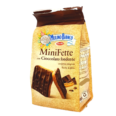 MULINO BIANCO FETTE BISCOTTATE GR 110 MINI FETTE DARK CHOCOLATE X 10