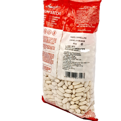 AMATO LEGUMES GR 500 DRY CANNELLINI BEANS IN BAG X 20