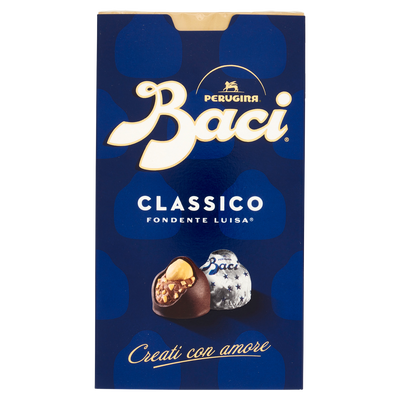 PERUGINA BACI BACIO BIJOU GR 200 DARK CHOCOLATE X 10
