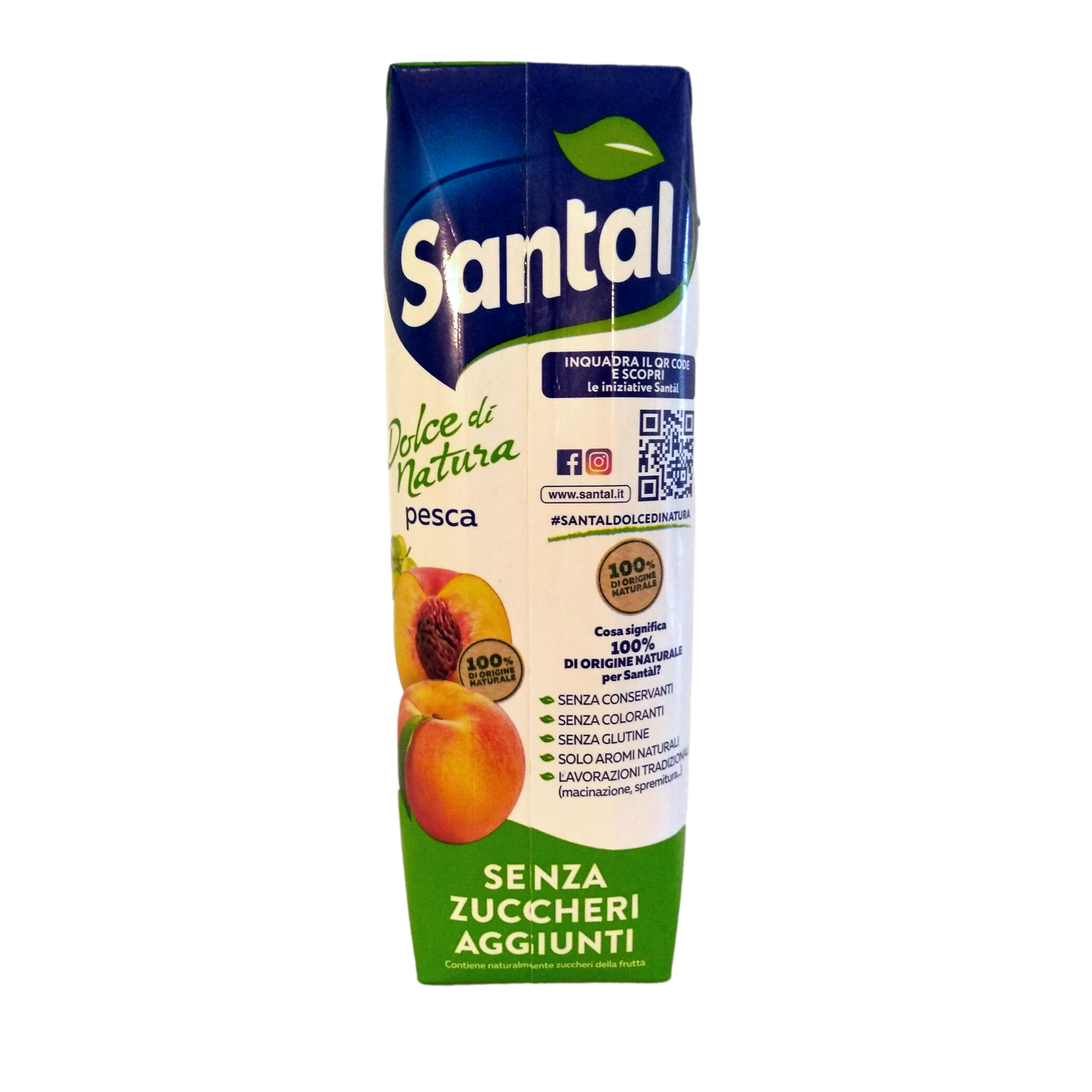 Peach Juice Pesca Santal 12x1L – Carnevale