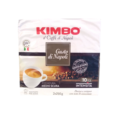 KIMBO GROUND COFFEE GR 250 X 2 GUSTO DI NAPOLI X 10