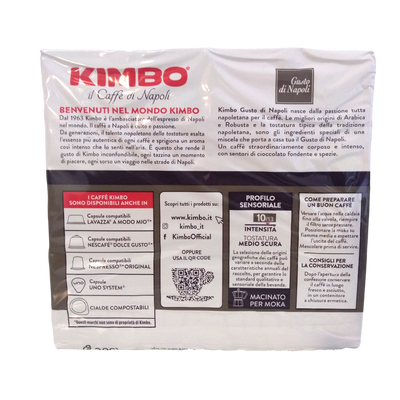 KIMBO GROUND COFFEE GR 250 X 2 GUSTO DI NAPOLI X 10