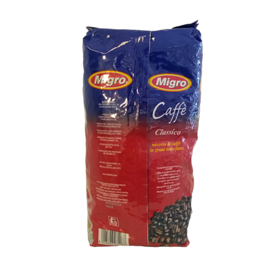 MIGRO COFFEE BEANS KG 1 BLUE QUALITY X 6