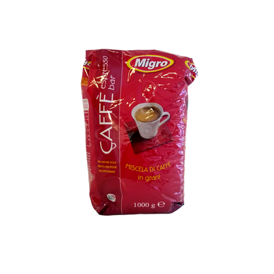 MIGRO COFFEE BEANS KG 1 RED QUALITY X 6