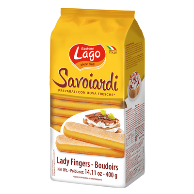 LAGO BISCUITS SAVOIARDI GR 400 LADY FINGERS X 10