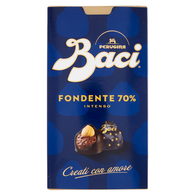 PERUGINA BACI BACIO BIJOU GR 200 DARK CHOCOLATE X 10