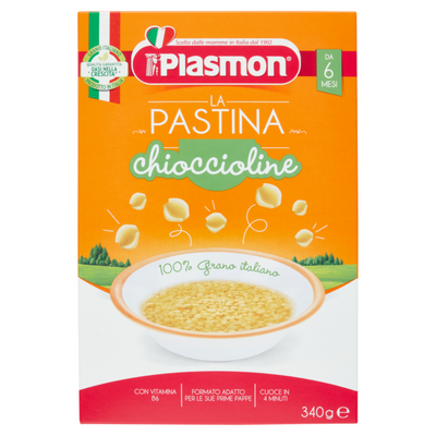 PLASMON BABY FOOD PASTA GR 300 CHIOCCIOLINE N 13 X 12