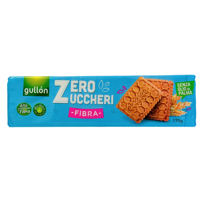 GULLON COOKES GR 170 SUGAR FREE FIBRE X 16