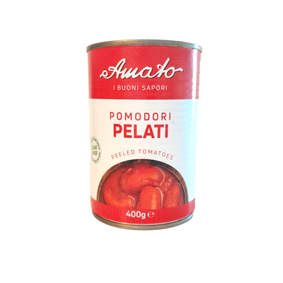 AMATO PEELED TOMATOES GR 400 IN TIN  X 24