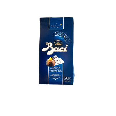 PERUGINA BACI BACIO BAG X 10 PCS GR 125 DARK CLASSIC CHOCOLATE X 12