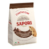 SAPORI COOKIES GR 250 ALMOND CANTUCCINI WITH CHOCOLATE CHIPS X 8