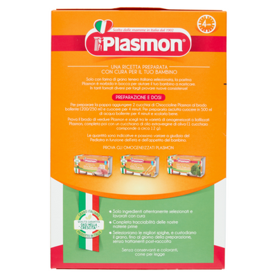 PLASMON BABY FOOD PASTA GR 300 CHIOCCIOLINE N 13 X 12