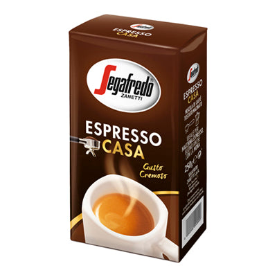 SEGAFREDO GROUND COFFEE GR 250 ESPRESSO CASA X 20