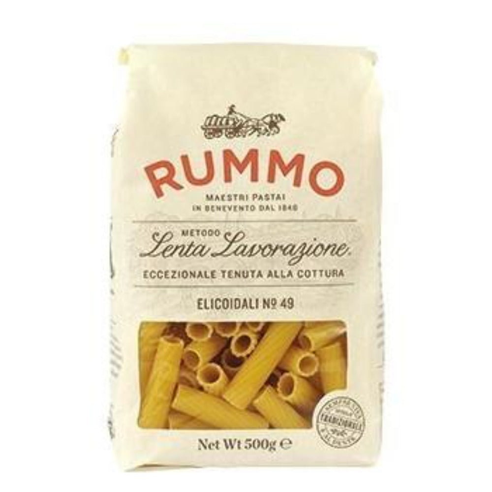 PASTA RUMMO 500 GR LE LEGGENDARIE PACCHEROTTI LISCI N° 168 FORMATI SPECIALI  : : Alimentari e cura della casa