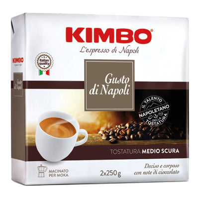 KIMBO GROUND COFFEE GR 250 X 2 GUSTO DI NAPOLI X 10