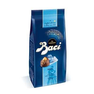 PERUGINA BACI BACIO BAG X 10 PCS GR 125 MILK CHOCOLATE X 12