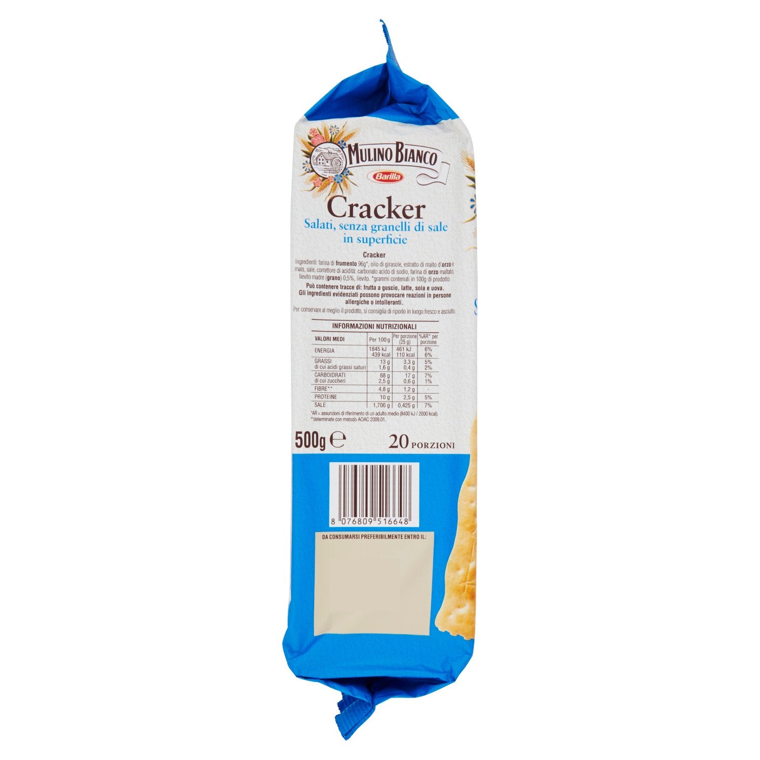 Mulino Bianco Crackers Salati 500g