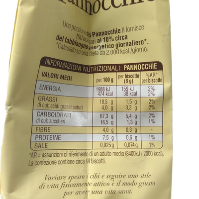 MULINO BIANCO COOKIES GR 350 PANNOCCHIE X 12